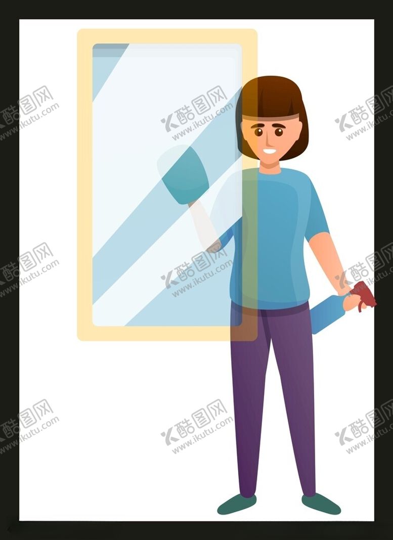 编号：43229202051802316633【酷图网】源文件下载-家庭清洁人物