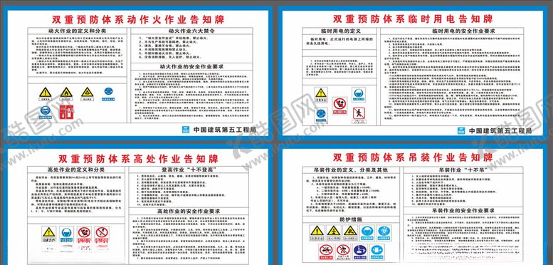 编号：77205609141739464481【酷图网】源文件下载-双重预防体系风险告知牌