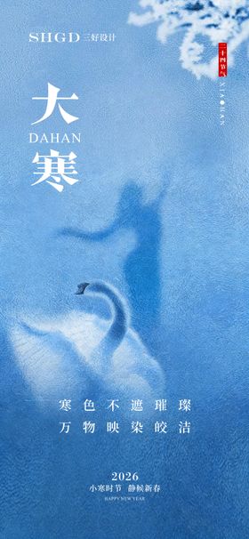 医美大寒 医美节气 早安图 医美展架