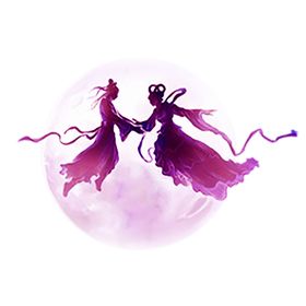 浪漫素材情人节天仙配石桥鹊桥