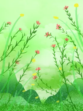 绿色植物背景