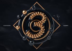 C4D 创意布景 字体设计