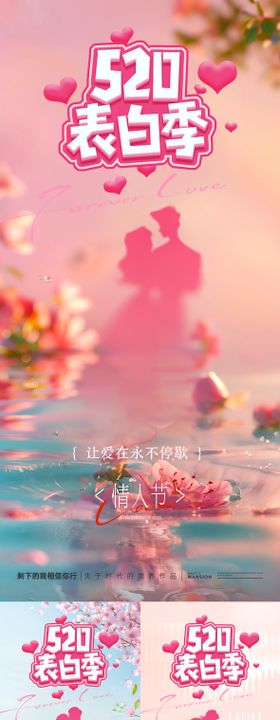 520情人节海报