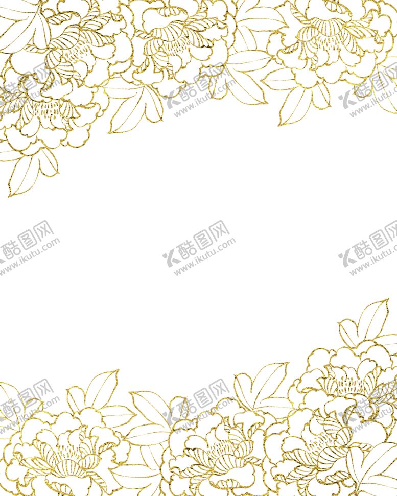 编号：58713110190921504817【酷图网】源文件下载-金色牡丹