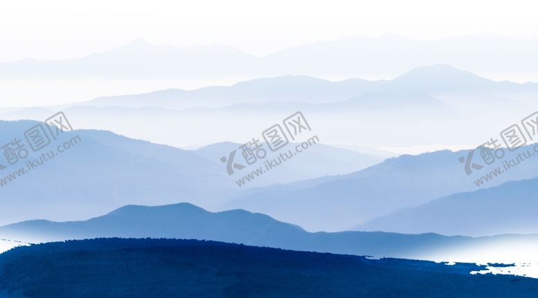 编号：22882605110706358511【酷图网】源文件下载-蓝色水墨背景