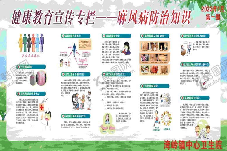 编号：47686210240914135813【酷图网】源文件下载-麻风病宣传栏