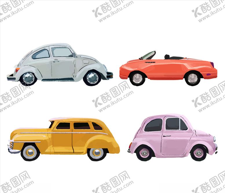 编号：83095610061800465131【酷图网】源文件下载-卡通汽车
