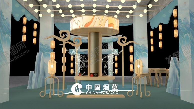 编号：59269512110317192890【酷图网】源文件下载-中国烟草快闪店