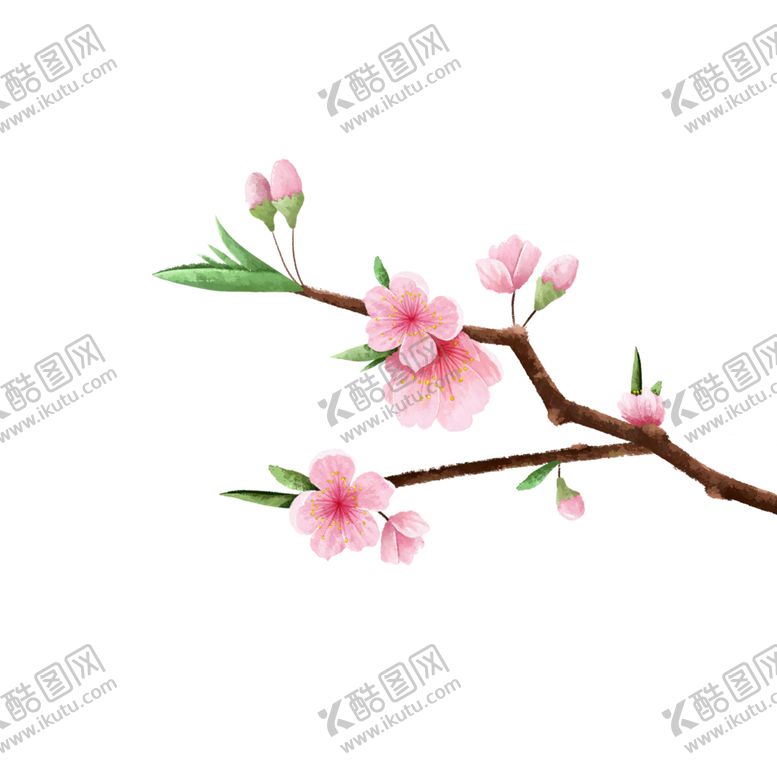 编号：93325402091943537620【酷图网】源文件下载-春天唯美清新桃花