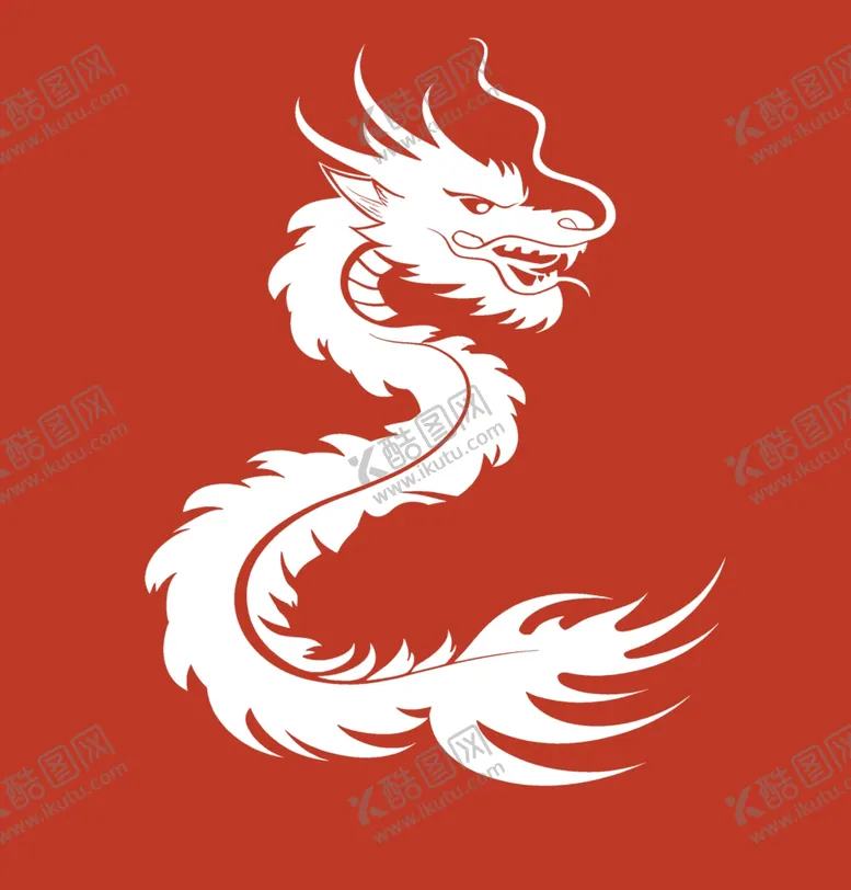 编号：45543001250622095829【酷图网】源文件下载-龙纹素材