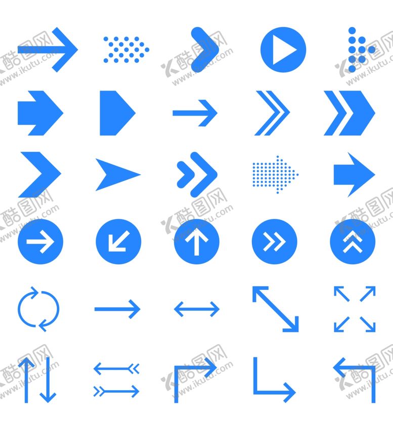 编号：59247310272209293975【酷图网】源文件下载-蓝色箭头