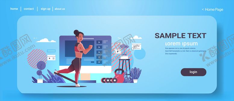 编号：44611909210734484400【酷图网】源文件下载-健身