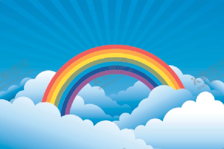编号：51261710300743597287【酷图网】源文件下载-彩虹彩色背景
