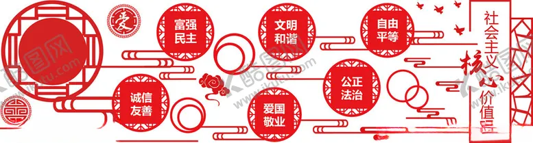 编号：39695202040834464848【酷图网】源文件下载-党建文化墙