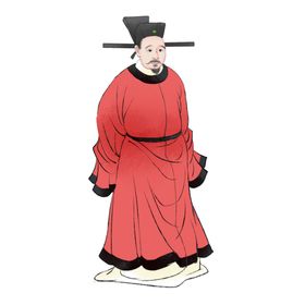 国学人物插画