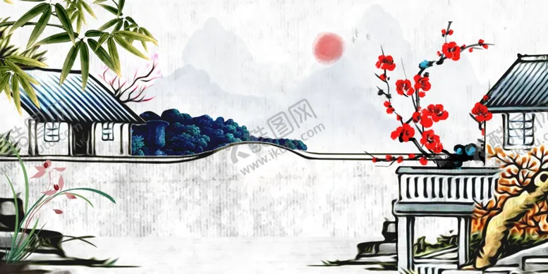 编号：87641806260240297540【酷图网】源文件下载-中国风背景