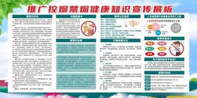推广控烟展板