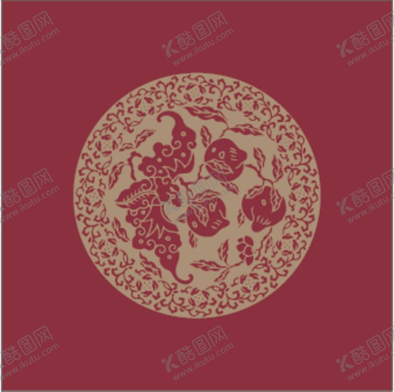 编号：39873009241004532529【酷图网】源文件下载-古典图案纹样