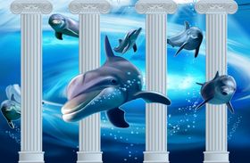 海底世界背景墙