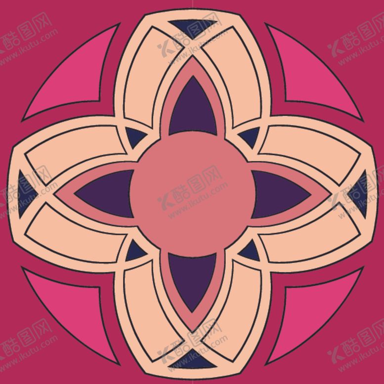 编号：60172010071143053365【酷图网】源文件下载-波西米亚风格花纹图案