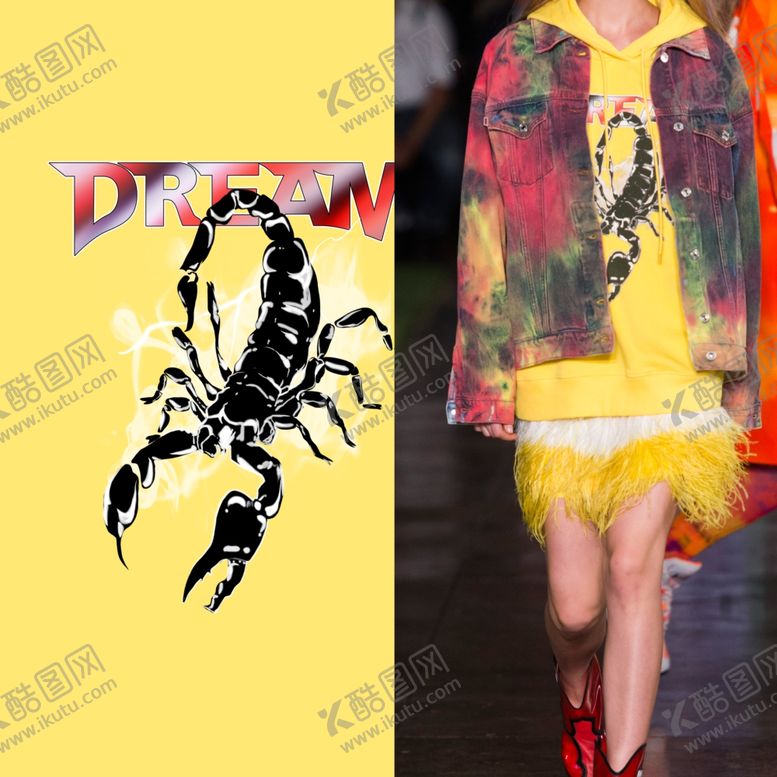 编号：71980909202309047850【酷图网】源文件下载-大牌蝎子图案