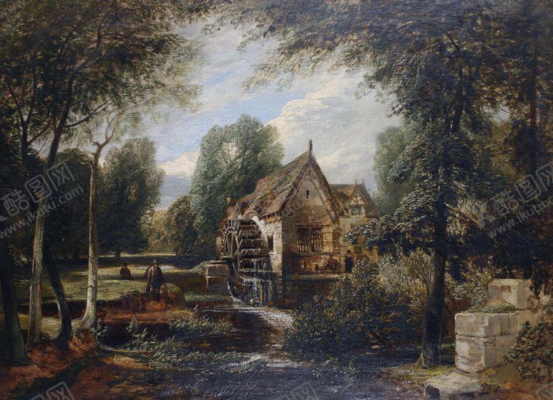 编号：68858409201524447075【酷图网】源文件下载-复古风景油画