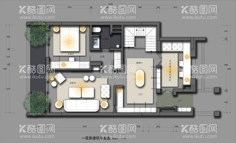 编号：63958711290501532036【酷图网】源文件下载-别墅彩平