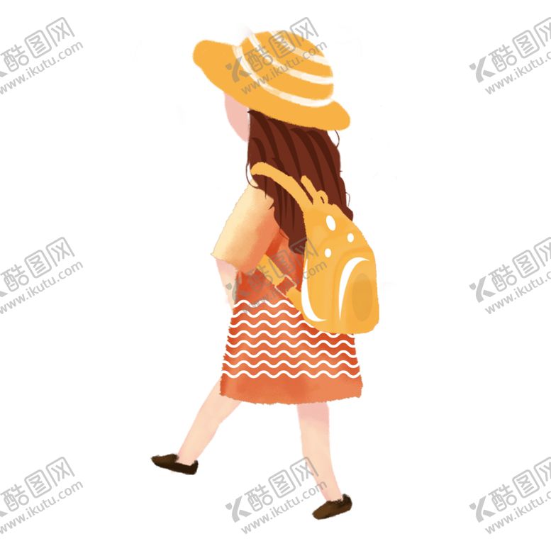 编号：39037705042352341727【酷图网】源文件下载-水彩手绘女孩