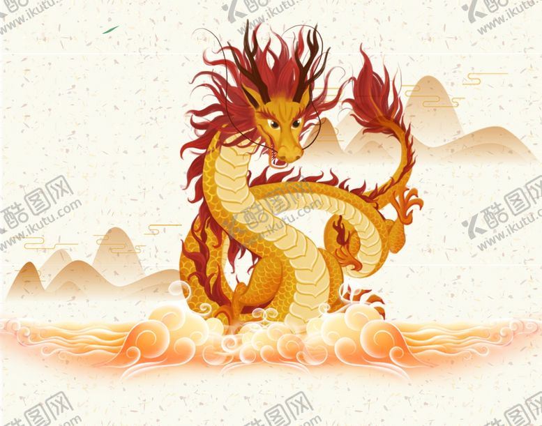 编号：79768107072030366080【酷图网】源文件下载-龙祥云海报