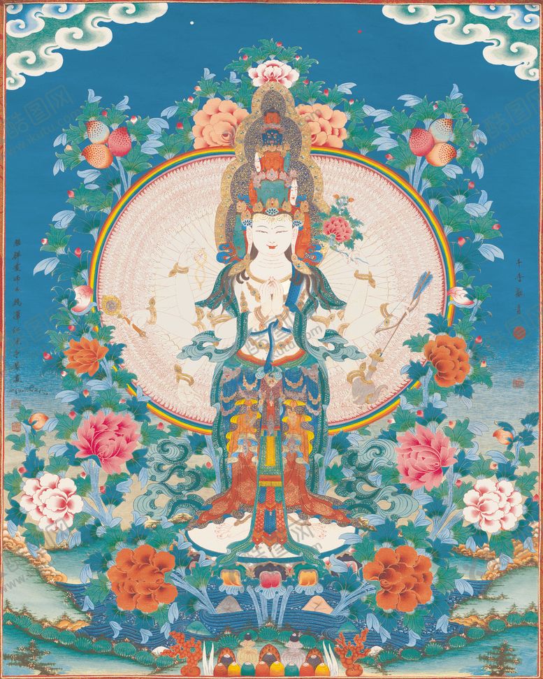 编号：77534209290720046009【酷图网】源文件下载-千手观音