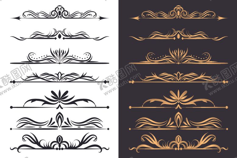 编号：46787910301343131247【酷图网】源文件下载-花纹装饰元素