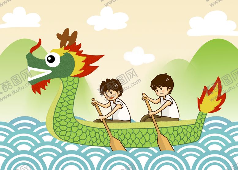编号：46354810272241251226【酷图网】源文件下载-端午节插画