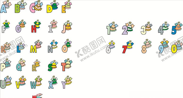 编号：52505906261649346226【酷图网】源文件下载-数字与字母