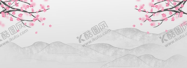 编号：98758109252137233399【酷图网】源文件下载-水墨海报素材毛笔画素材墨迹