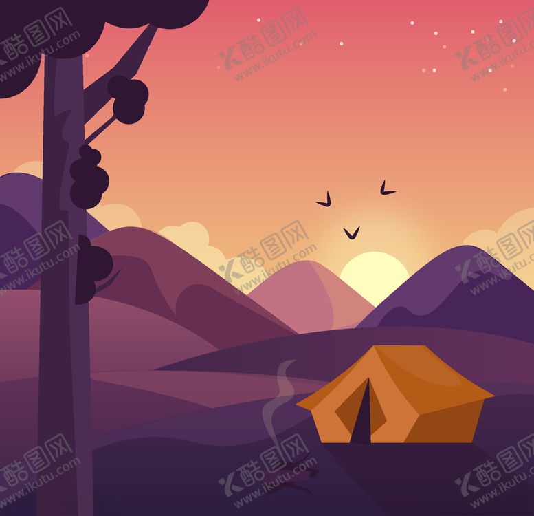 编号：22674210181859032929【酷图网】源文件下载-露营