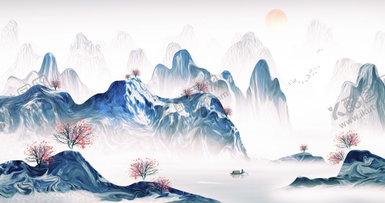 编号：29659310311503558130【酷图网】源文件下载-水墨山水