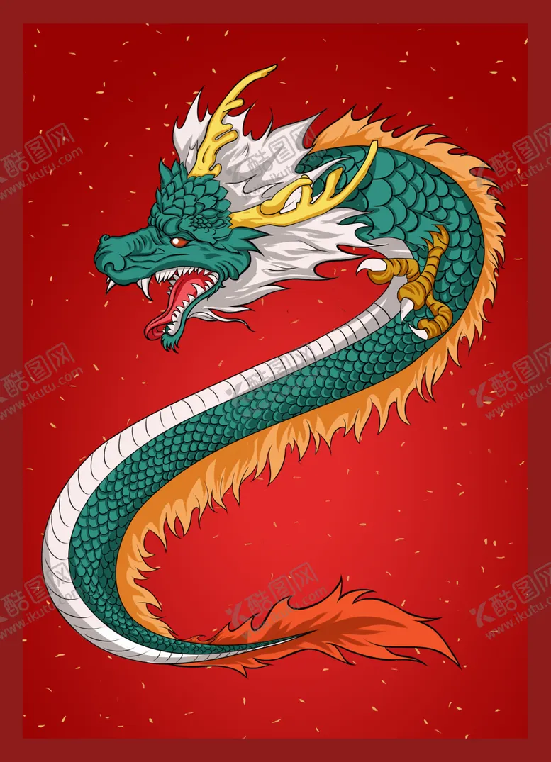 编号：14186402241304344683【酷图网】源文件下载-龙凤图腾