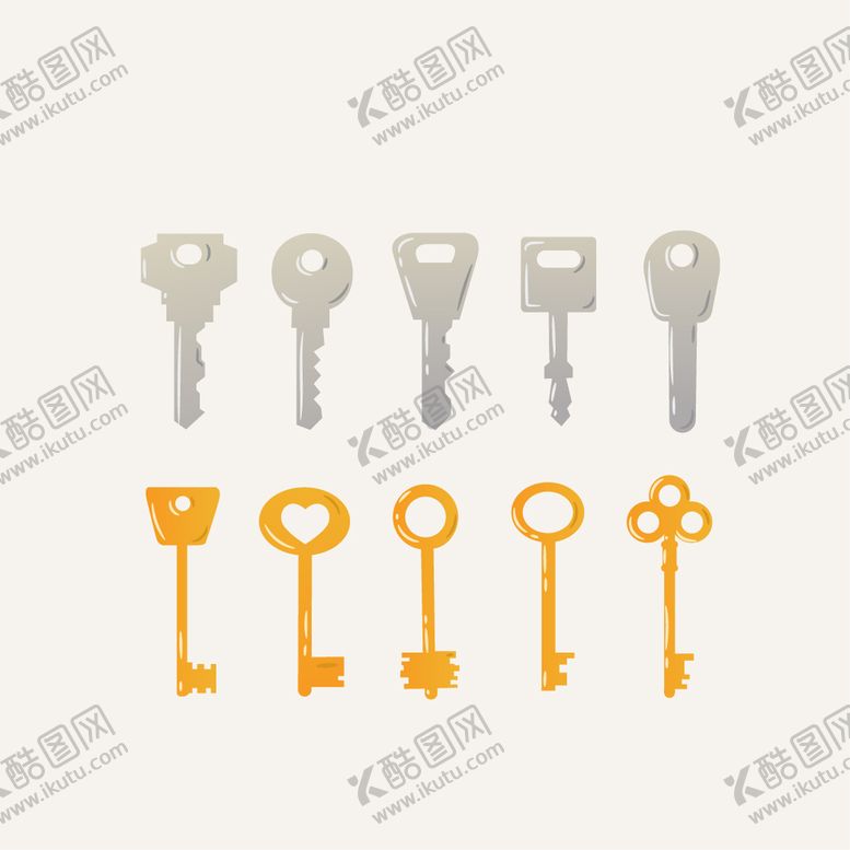 编号：25308609211228303692【酷图网】源文件下载-钥匙