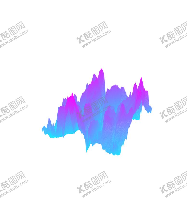 编号：11181405120542404409【酷图网】源文件下载-抽象山峰