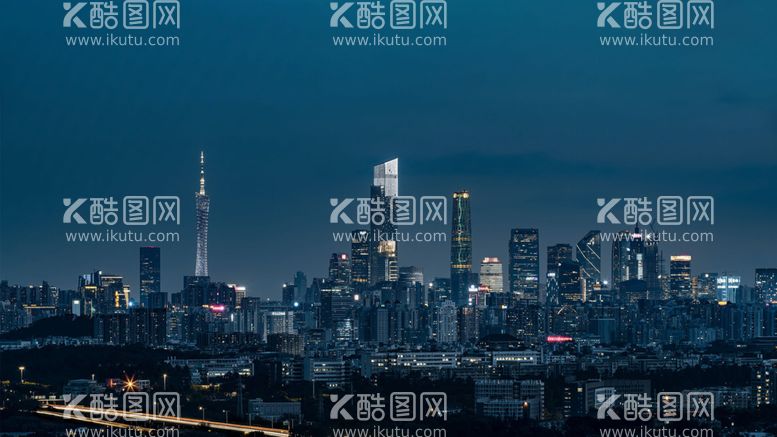 编号：52601912220019256435【酷图网】源文件下载-夜色中的城市建筑