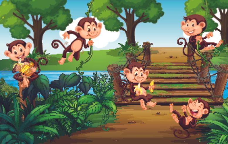 编号：44089210051633075300【酷图网】源文件下载-卡通猴子