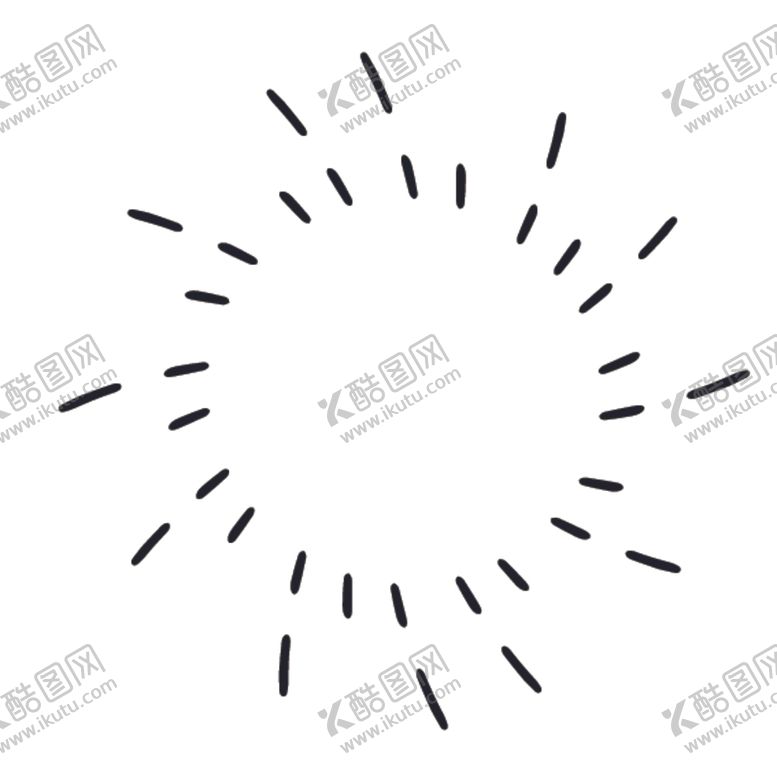 编号：30224510050546238214【酷图网】源文件下载-扩散线条简笔图案
