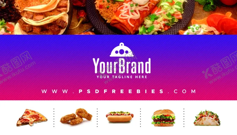 编号：55718609111712047635【酷图网】源文件下载-快餐美食名片