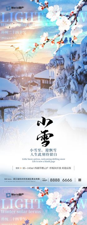 小雪海报