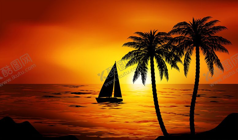 编号：41135509131410071598【酷图网】源文件下载-海上黄昏