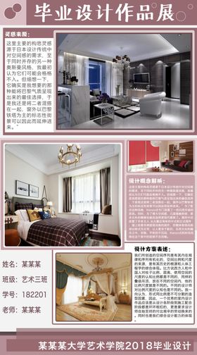毕业设计展板