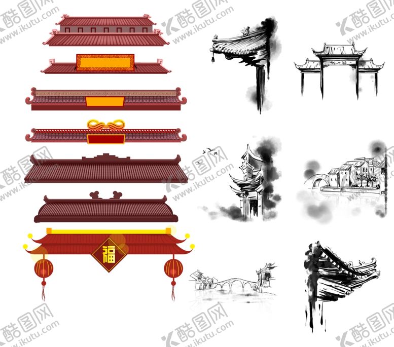 编号：62637611010007374245【酷图网】源文件下载-房檐