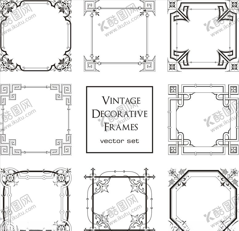 编号：67482710071443451999【酷图网】源文件下载-矢量花边边框