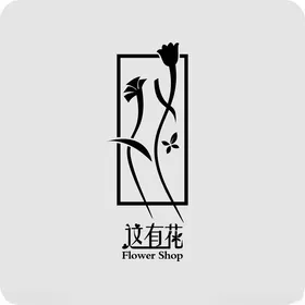 花店 logo