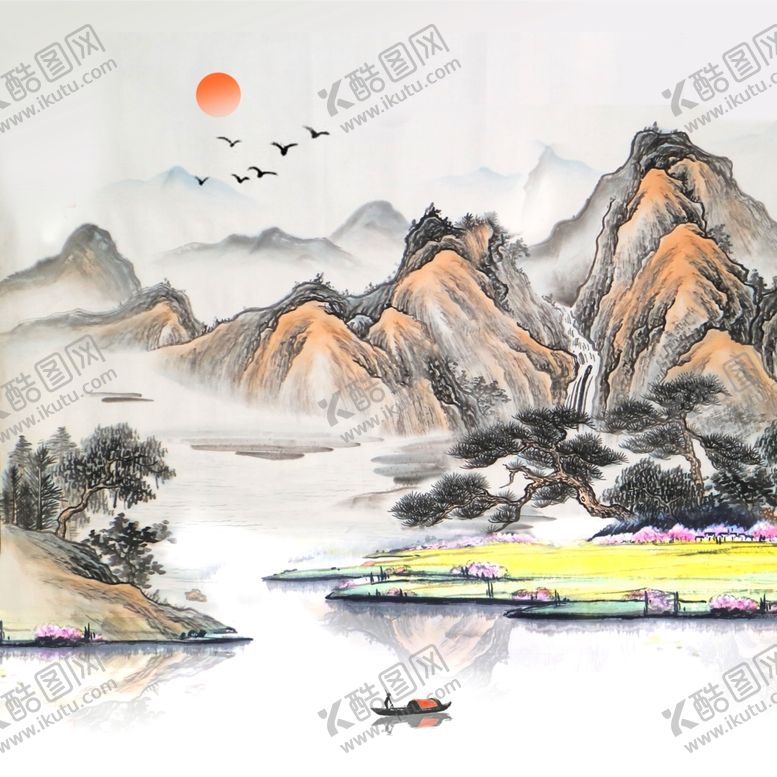 编号：33835209190758199464【酷图网】源文件下载-山水国画